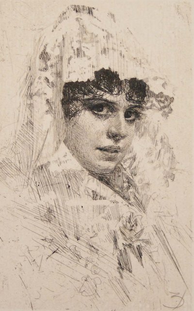 Spanish Woman by Anders Leonard Zorn